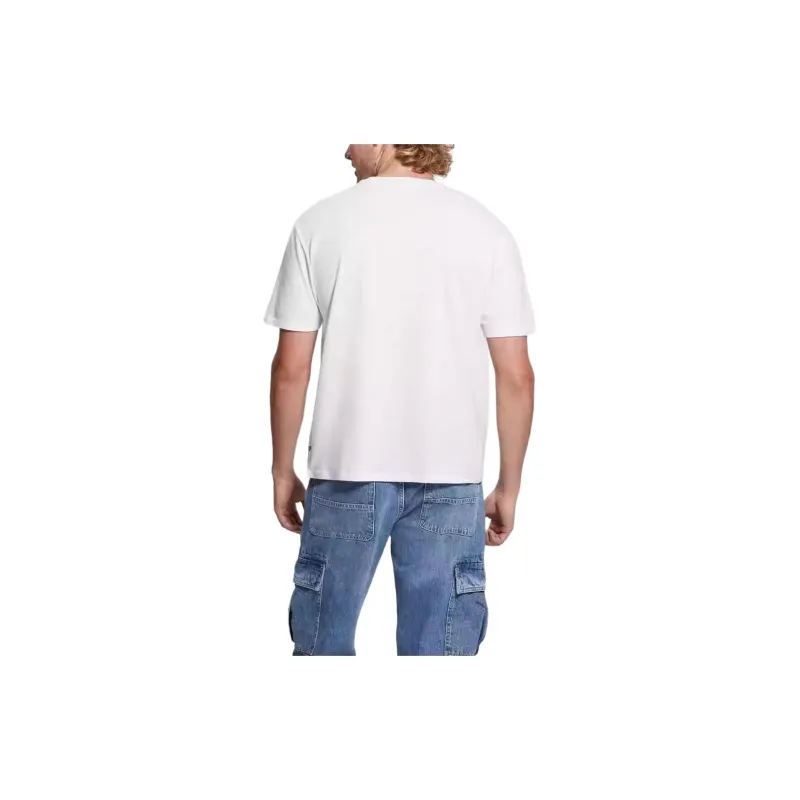 GUESS T Shirts Men White-2