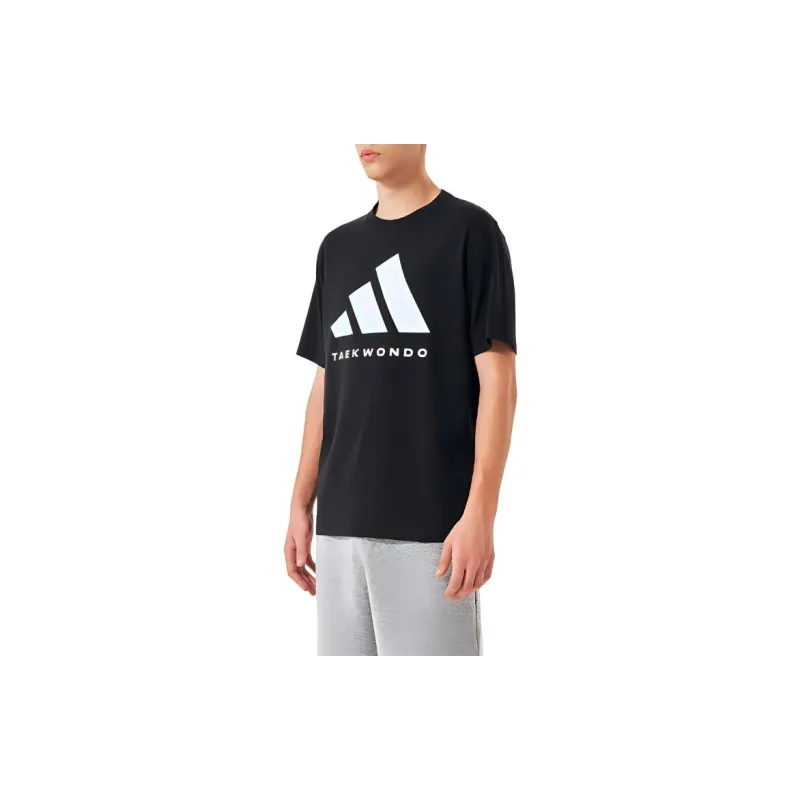 Adidas Men's T-Shirts Black/ White-3