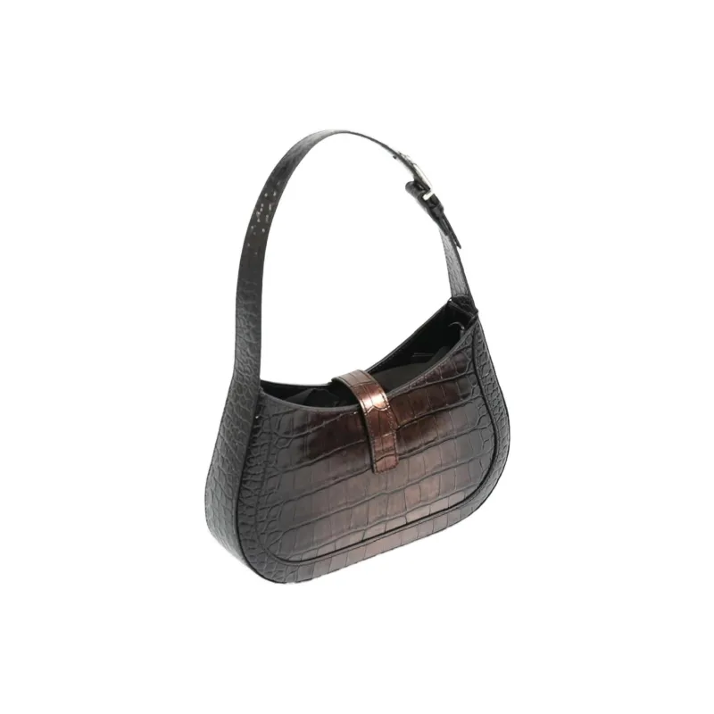 FANSIZHE Calfskin One Shoulder Handbag Small Size Women's Soil Tone-2