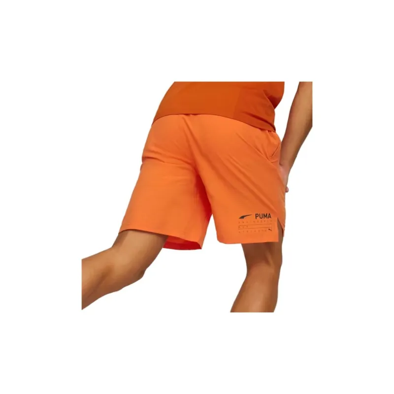 PUMA Casual Shorts Men's Orange-6