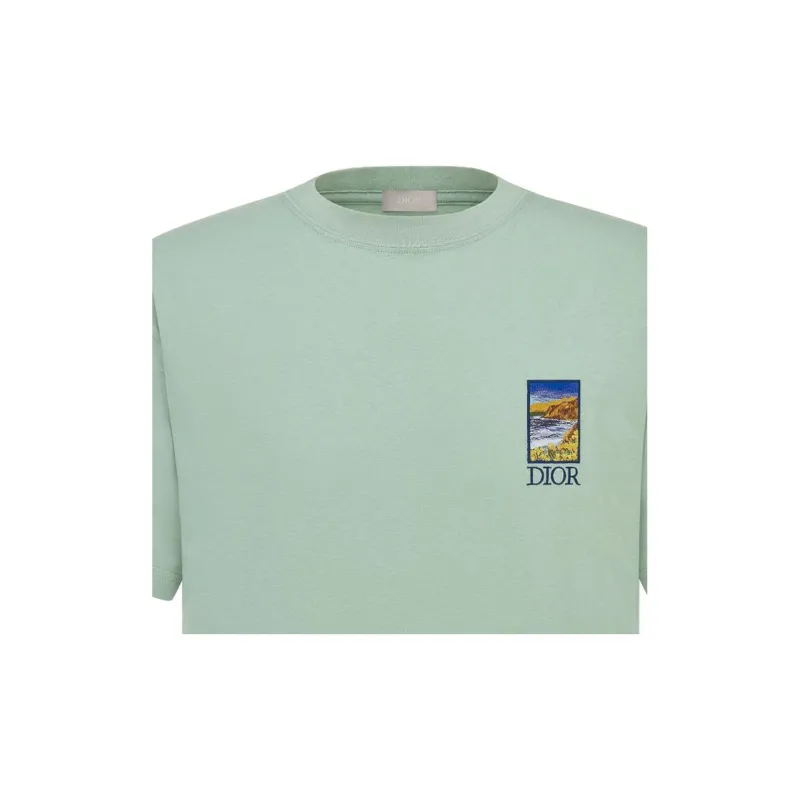 DIOR T Shirts Men Green-2