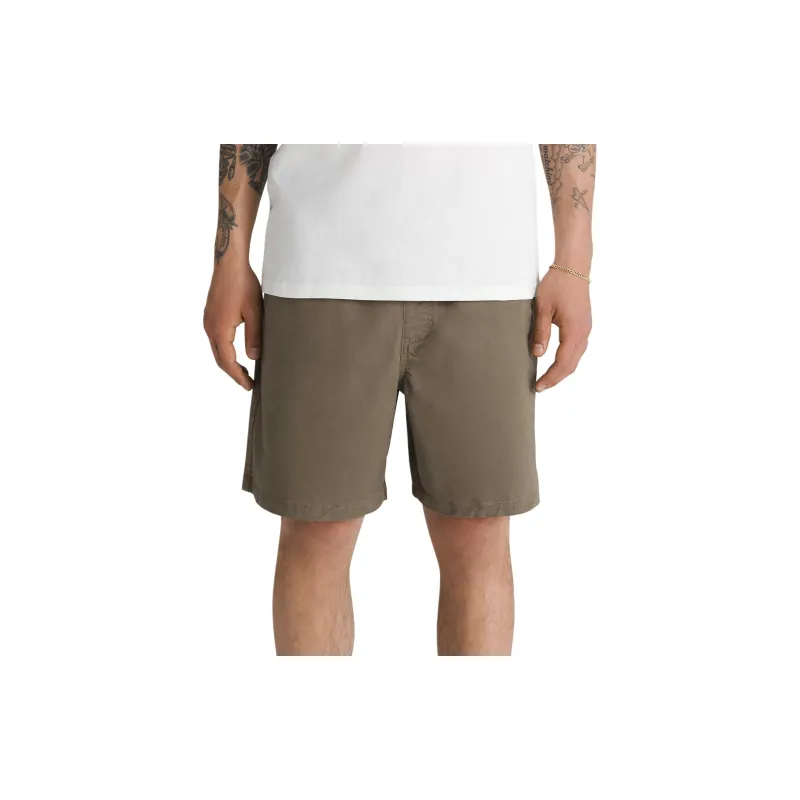 Vans Range Relaxed Elastic Casual Shorts Men's Khaki-1