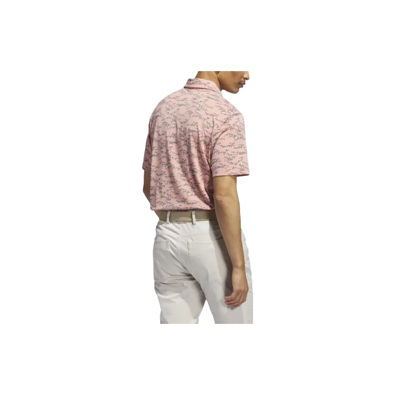 Adidas Polo Shirts Men Pink-1