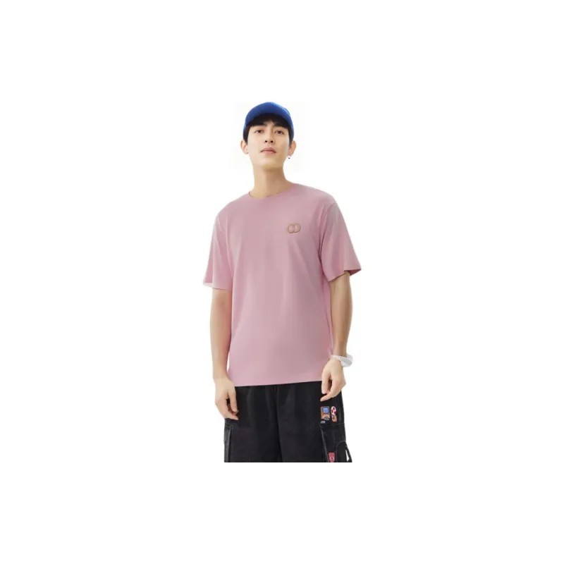 DIOR T Shirts Men Pink-4