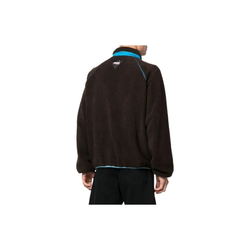 MSGM Logo Patch Zipped Jacket-6