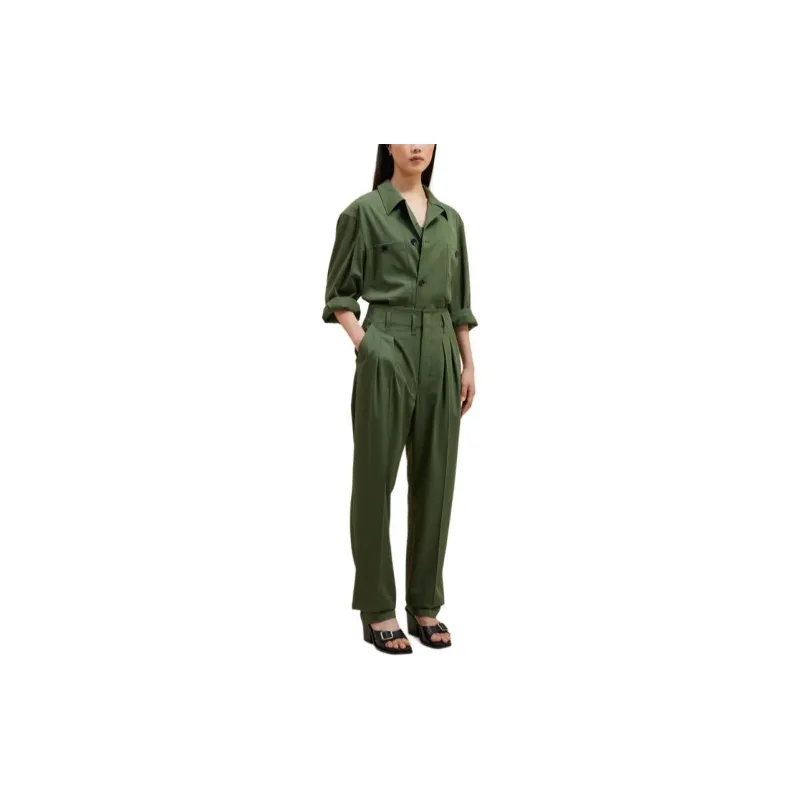 Lemaire Pleated Tapered Leg Trousers-1