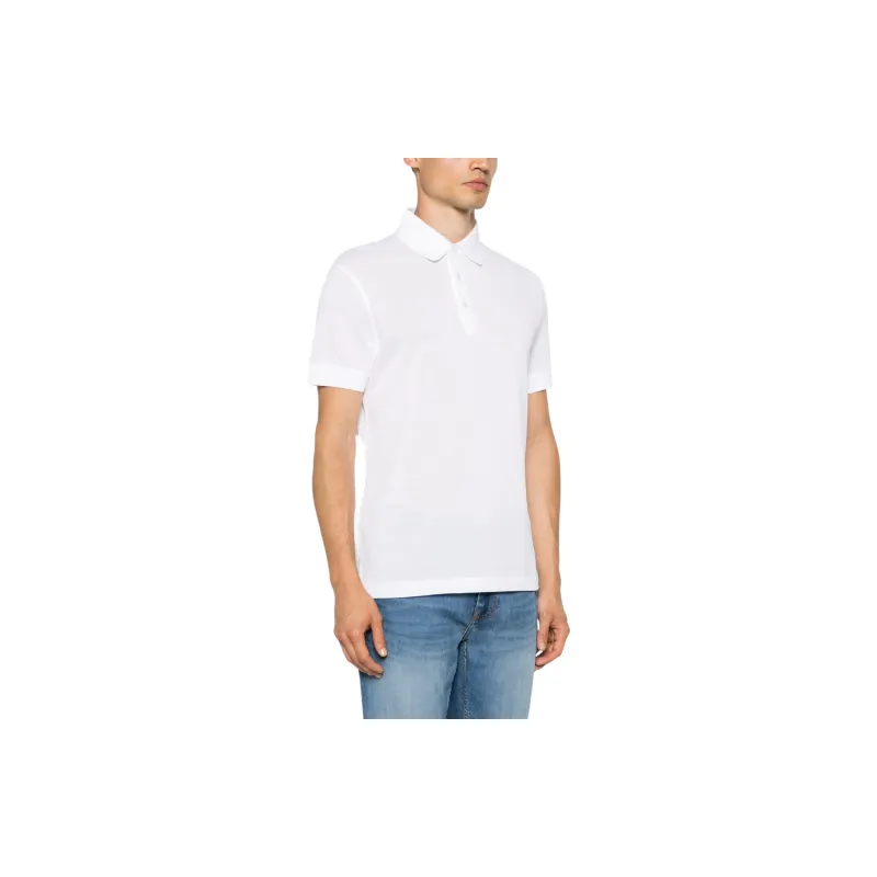 Tommy Hilfiger Logo embroidered Piqué Polo Shirt-1