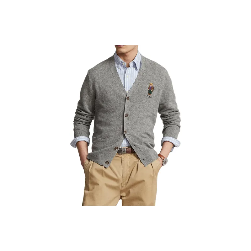 Polo Ralph Lauren FW23 Knitwear Men's Gray-3