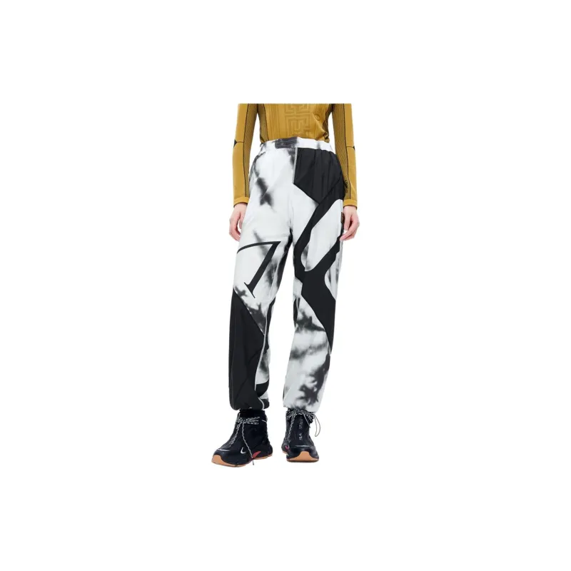 FILA FUSION FILA X ARIES Knitted Sports Pants Unisex Pitch Black-3