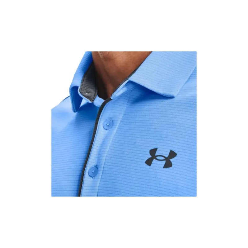 Under Armour Polo Shirts Men Light Blue-4