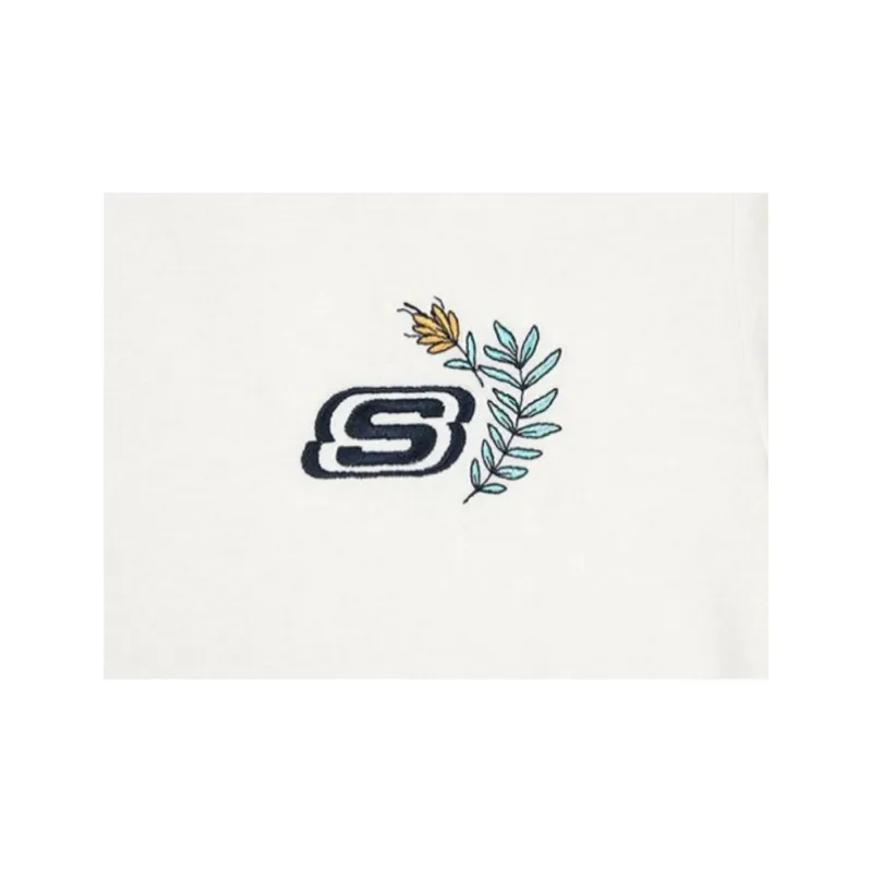 Skechers T Shirt Unisex Marshmallow White-3