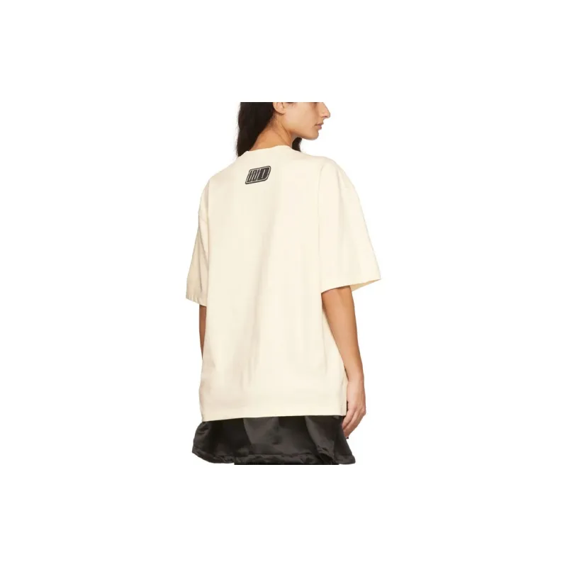 WE11DONE Repeated Logo Print T shirt-3