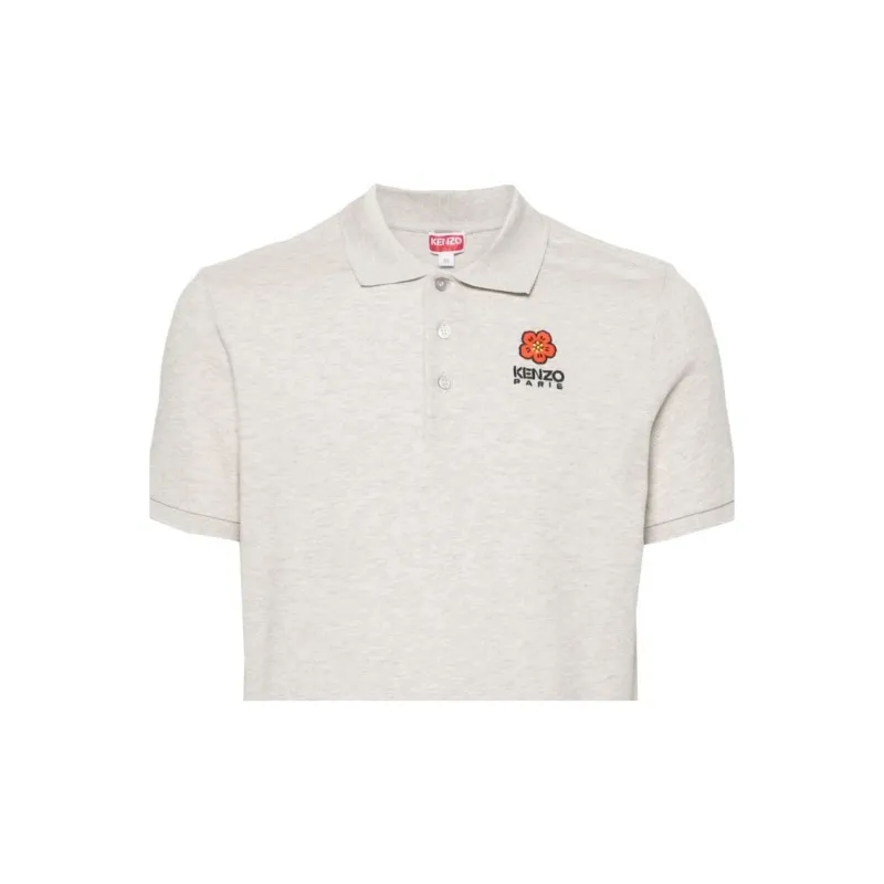 KENZO Boke Flower Crest Short Sleeved Polo Shirt-5