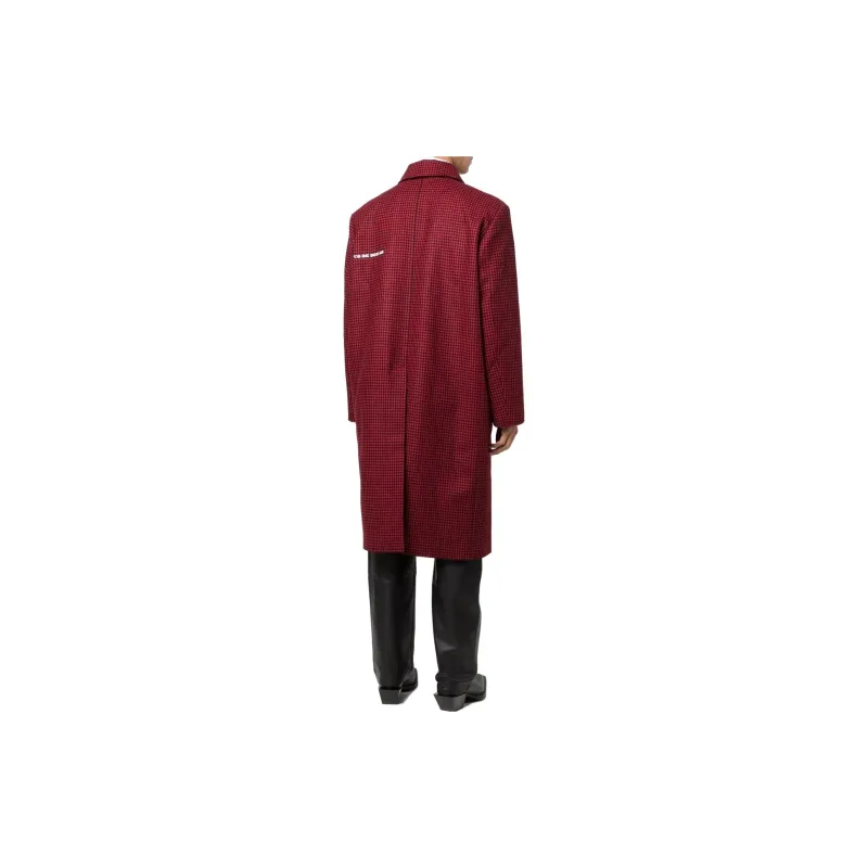 VTMNTS Check print Tailored Coat-4