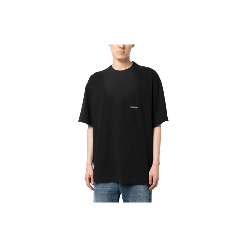 TRUSSARDI Logo-print Cotton T-shirt-1