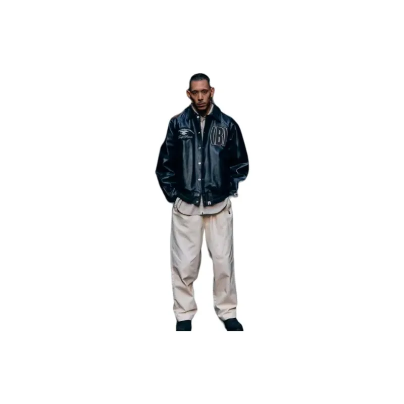 A BATHING APE Ape head One point Trousers-2