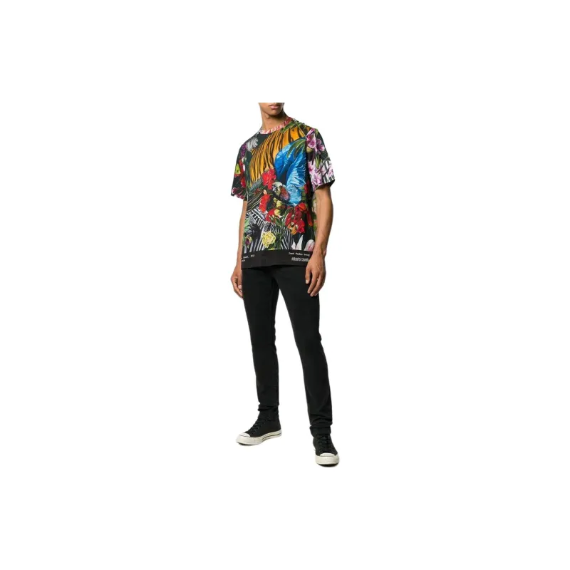 Roberto Cavalli T-Shirt Men's Multicolor-1