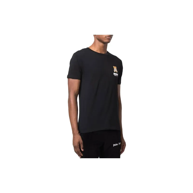 MOSCHINO T Shirts Men Black-3
