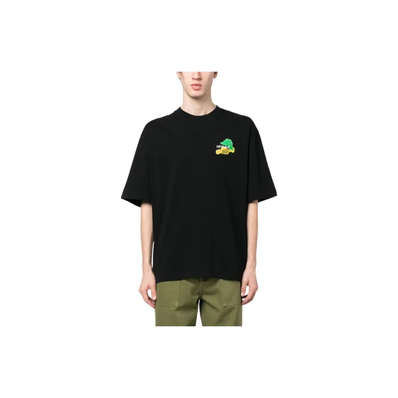OFF WHITE Brush Arrows Over Skate S/S Tee-1