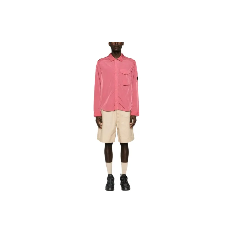 C.P.Company Shirt Style Jackets & Coats Men Pink-1
