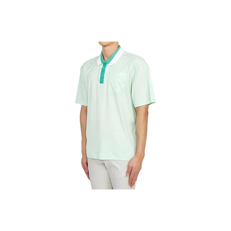 J.Lindeberg Polo Shirt Men's Light Green-4