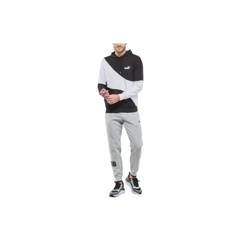 PUMA Power Sweatpants Knitted Sports Pants Men's Gray-2