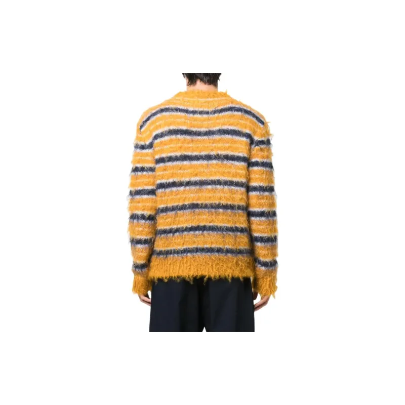 MARNI Groovy Striped Mohair Sweatshirt-2