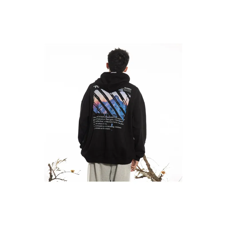 Athief WHITE RABBIT Hooded Loose Fit Regular Sweatshirt Unisex-2