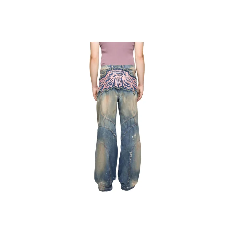 Acne Studios Loose Fit Denim Trousers-3