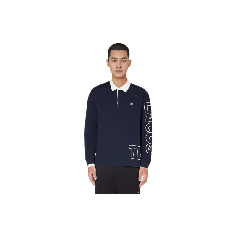 LACOSTE Polo Shirts Men Navy Blue-2