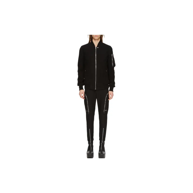 RICK OWENS Classic Flight Bomber Jacket-3
