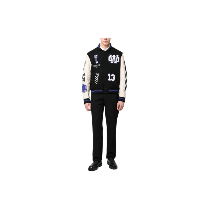OFF WHITE Patch detail Bomber Jacket-1
