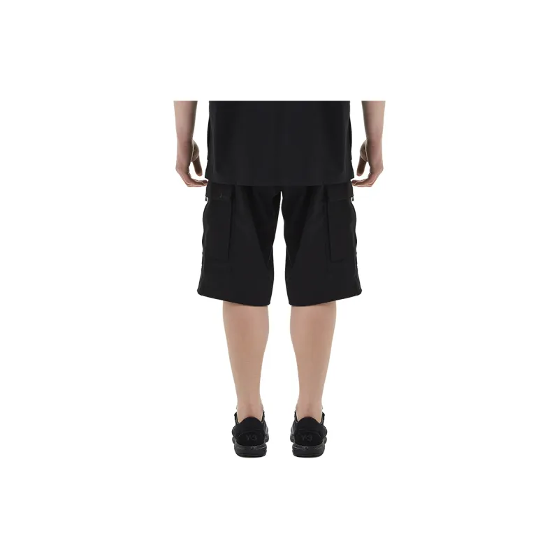 Y 3 Cargo Shorts Men Black-4