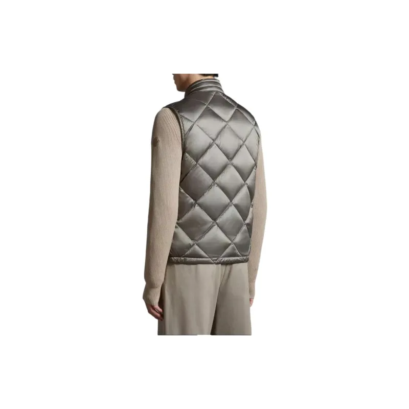 Moncler Nasta Series Vest Men's Beige-3