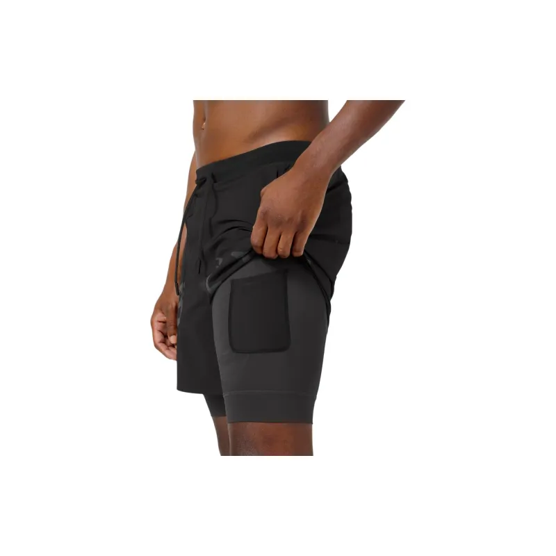 Lululemon License To Train Collection Casual Shorts Men Black/BLK-5