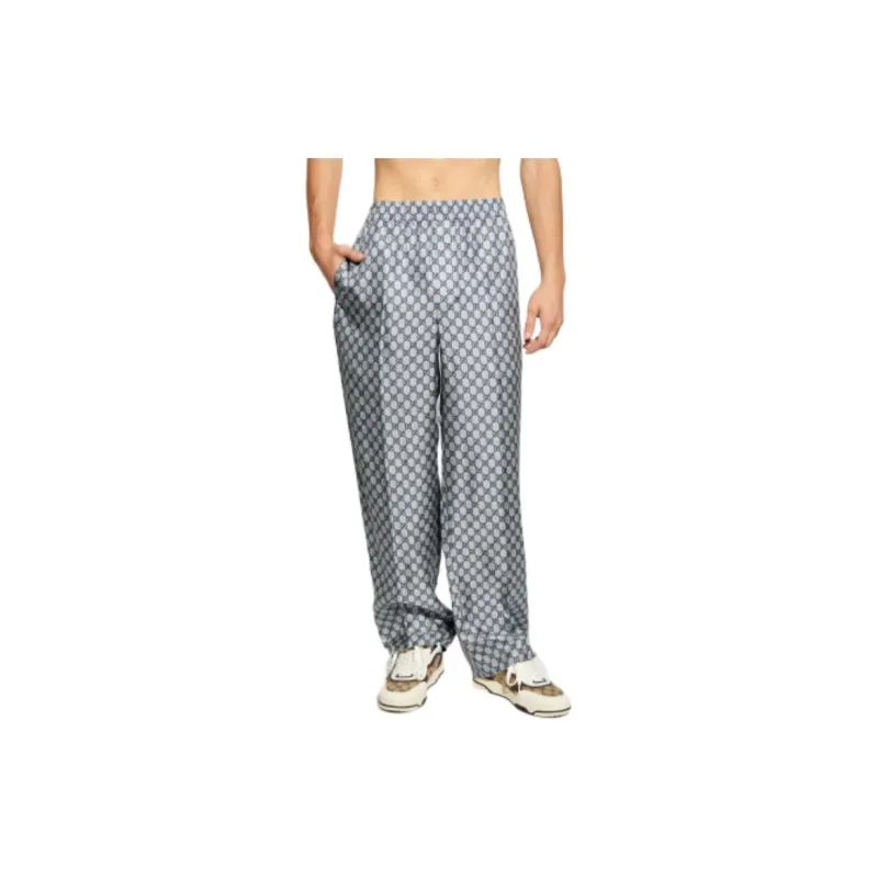 GUCCI Gg Pressed Crease Trousers-2