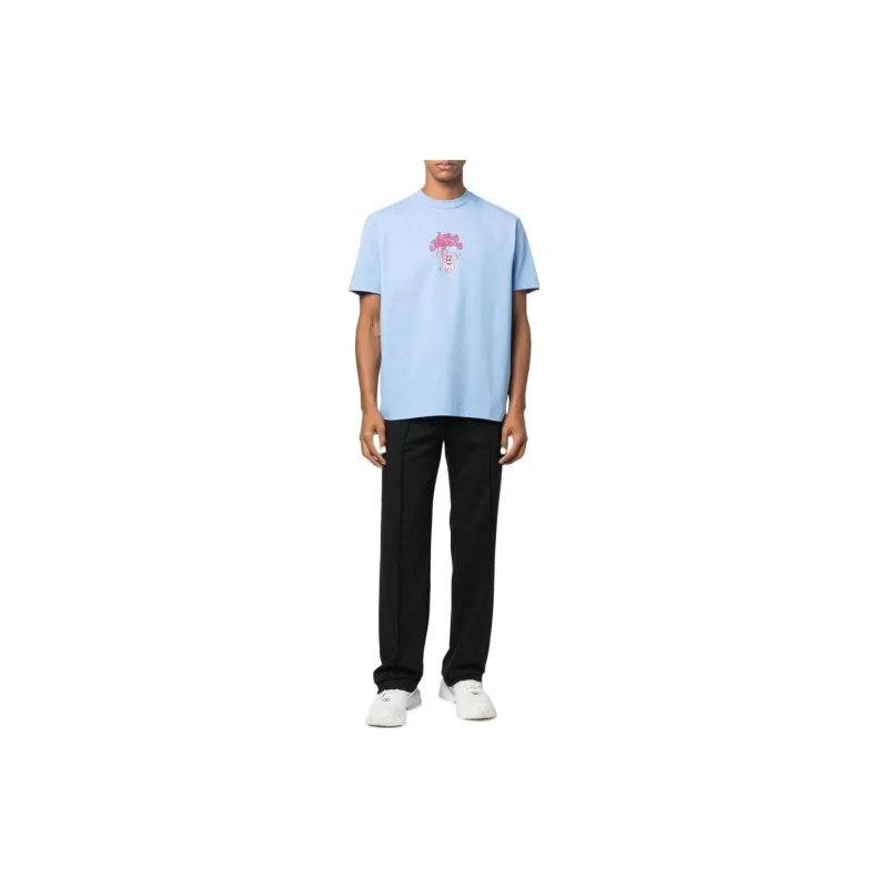 Jacquemus T-Shirts Men Blue-1