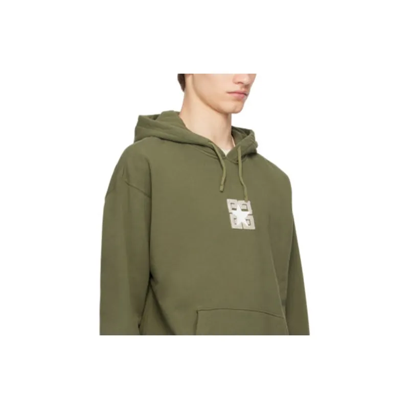 Givenchy 4G Motif Drawstring Hoodie-3