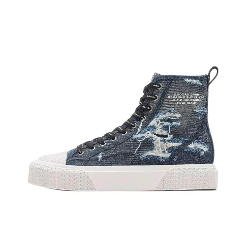 MARC JACOBS Skateboard Shoes Women's High-Top Blue