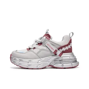JOSINY Chunky Sneakers Women's Low Top Black/Gray/Red