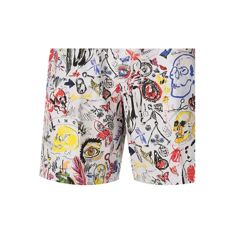 Alexander McQueen Casual Shorts Men White-3