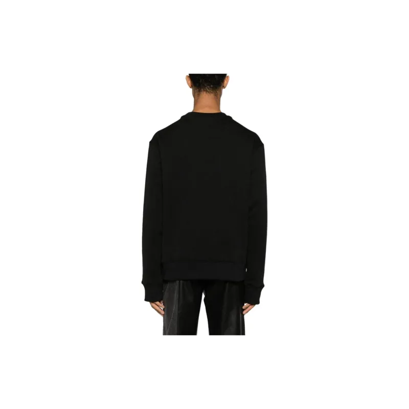 MSGM Logo Embroidered Crewneck Sweatshirt-2