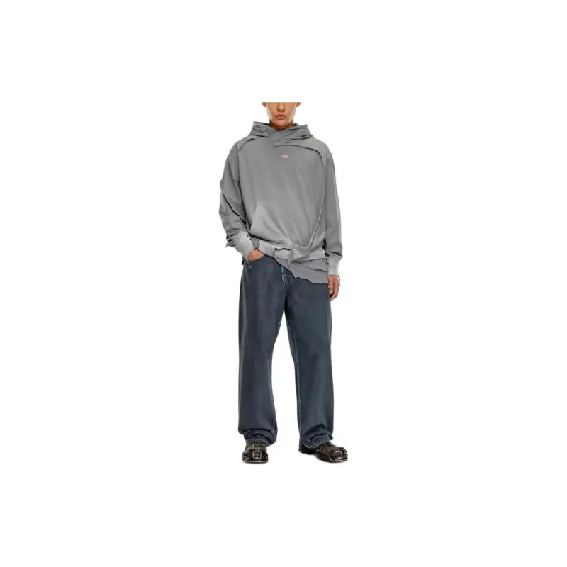 DIESEL Sweatshirts Men Gray-1