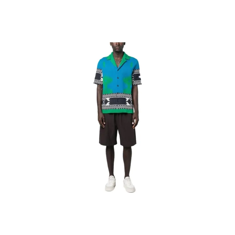 Alanui Graphic Printed Buttoned Shirt-2