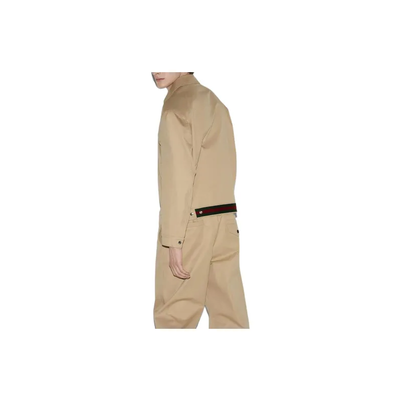 GUCCI Jackets Coats Men's Khaki-5