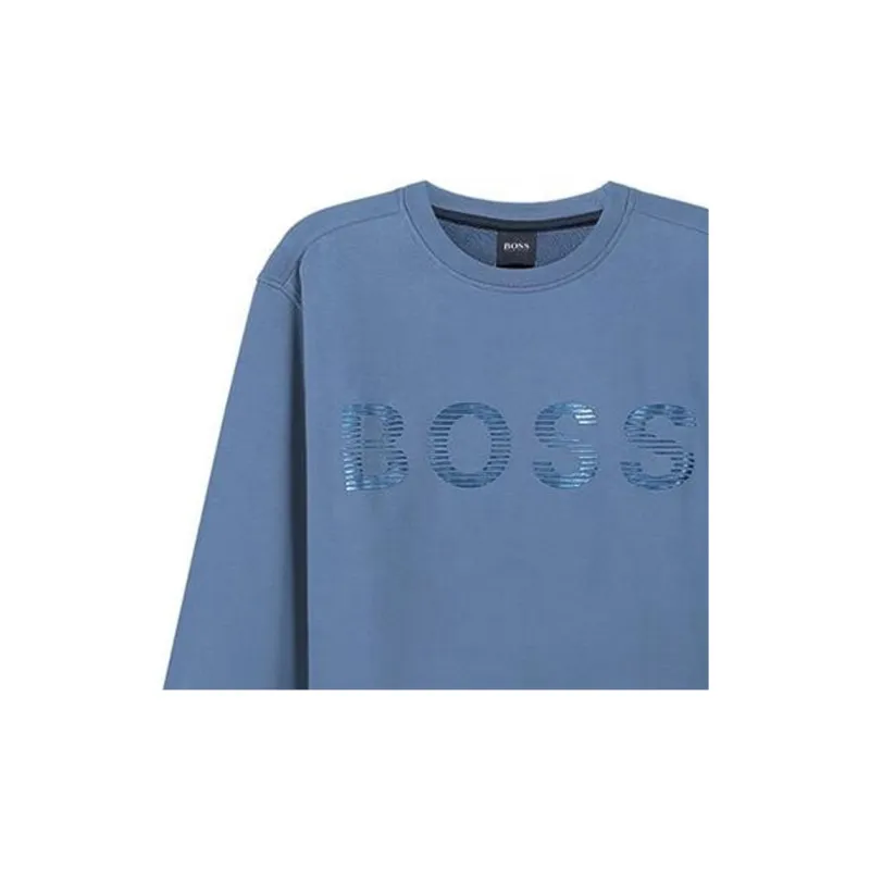 HUGO BOSS Sweatshirts Men Gray Blue-5