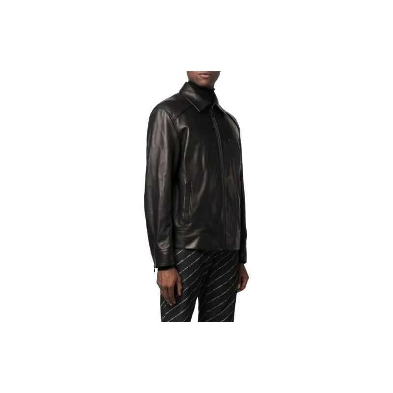 KARL LAGERFELD / Karl Lagerfeld Jeans Zipped Biker Jacket-3