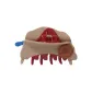 Red Tooth Buttons Claw Clip