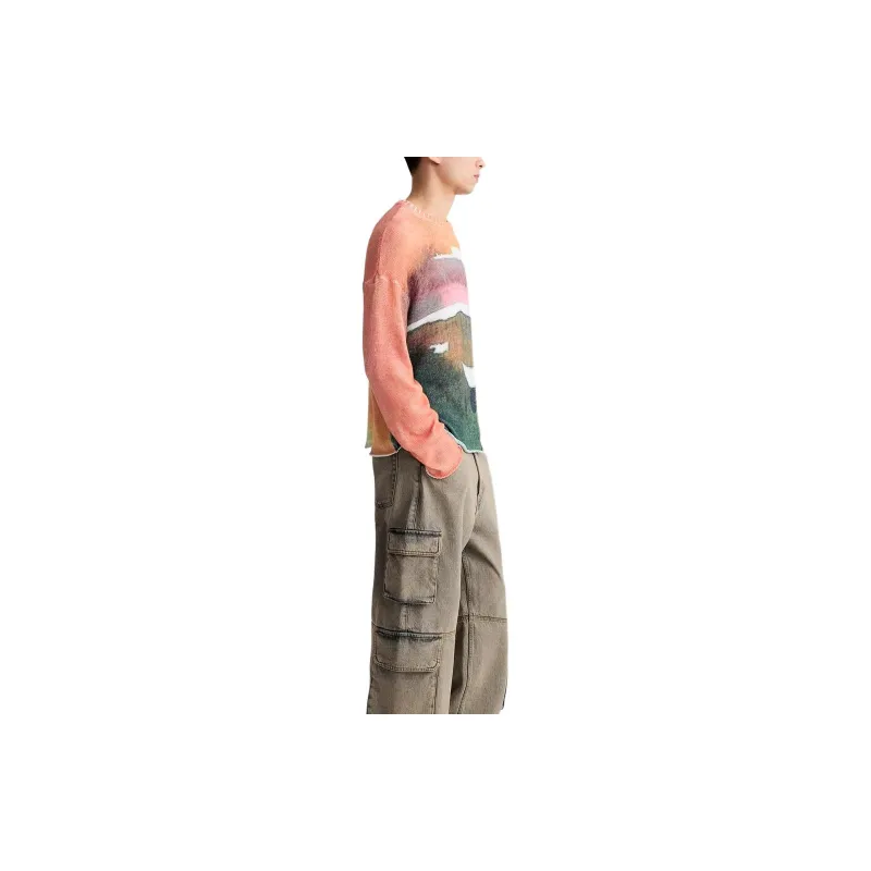 ZARA Sweaters Men Pink-5