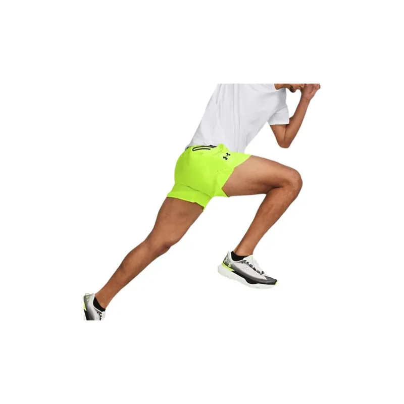 Under Armour UA Peak Casual Shorts Men's Green Yellow-4